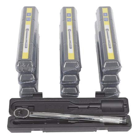 Vestil .5" Drive Torque Wrench 10Pk, 10PK TW-12-10PK